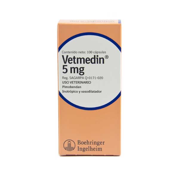 Vetmedin 5 mg de 100 Cápsulas Vetmedin 5 mg de 100 Cápsulas