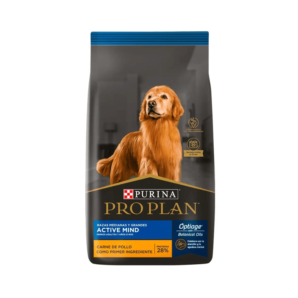 Alimento ProPlan Active Mind Optiage Razas Medianas y Grandes 3kg Alimento ProPlan Active Mind Optiage Razas Medianas y Grandes 3kg
