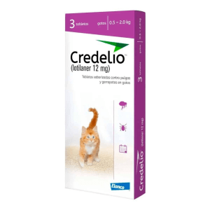 Credelio 0.5 a 2kg P/ Gato12mg 3 Tabletas 5