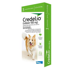 Credelio 11 a 22kg P/ Perro 450mg 3 Tabletas 3
