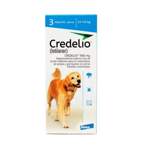 Credelio 22 a 45kg P/ Perro 900mg 3 Tabletas 31