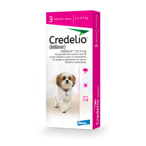 Credelio 2.5 a 5.5kg P/ Perro 112.5mg 3 Tabletas 29
