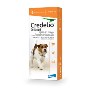 Credelio 5.5 a 11kg P/ Perro 225mg 3 Tabletas 1